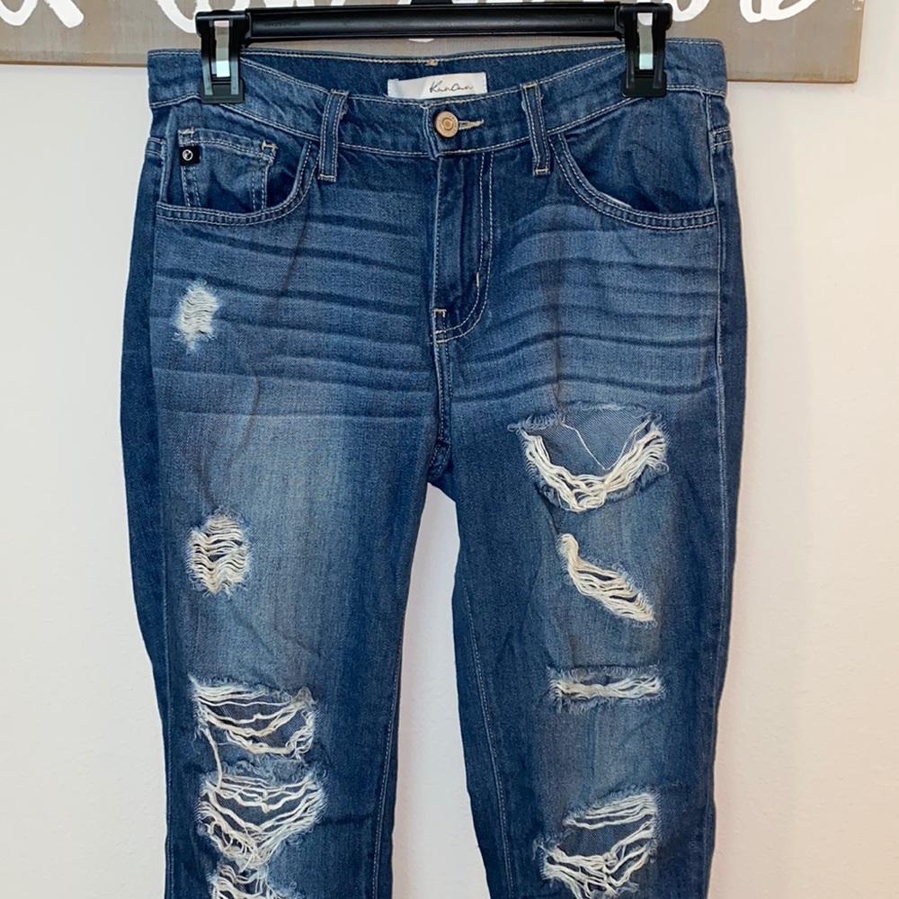 💎Ripped KanCan Boyfriend Jeans